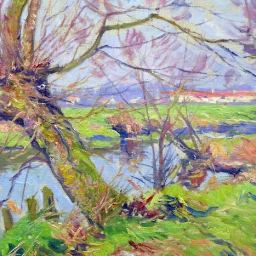 Peintre belge Louis Clesse