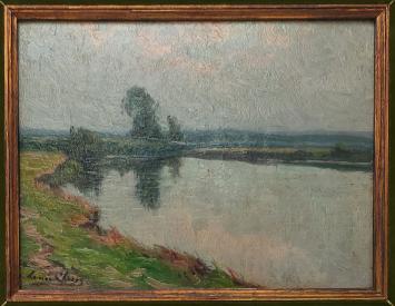 Schilderij van de Belgische kunstenaar, schilder Louis Clesse