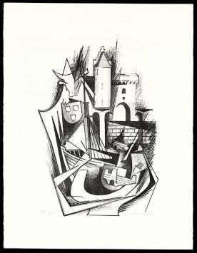 Litho van Louis-Emiel Dierckx