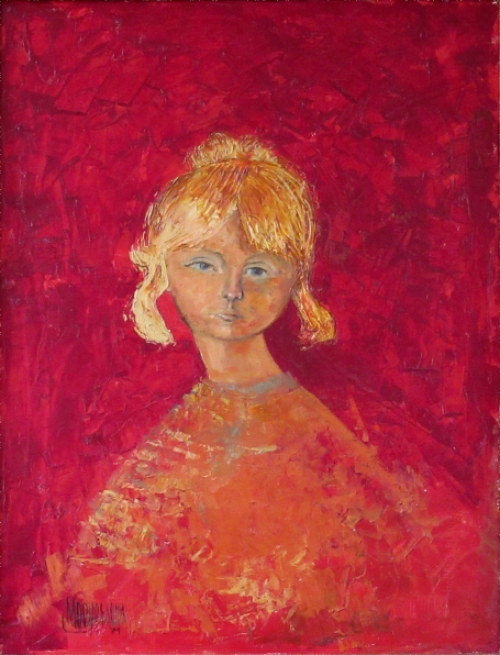 Schilderij uit 1971 van Louis Moeyersons