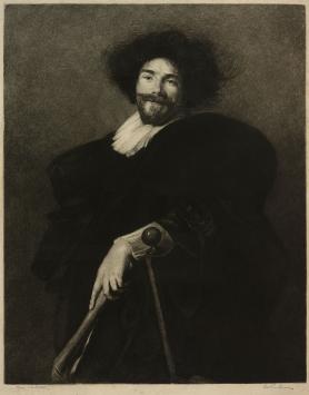 Grafisch kunstwerk van Louis Peeters, een ets