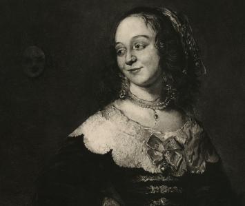 naar adellijke dame van Frans Hals  uit 1895