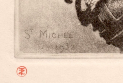 Originele ets van Louis Titz kopen