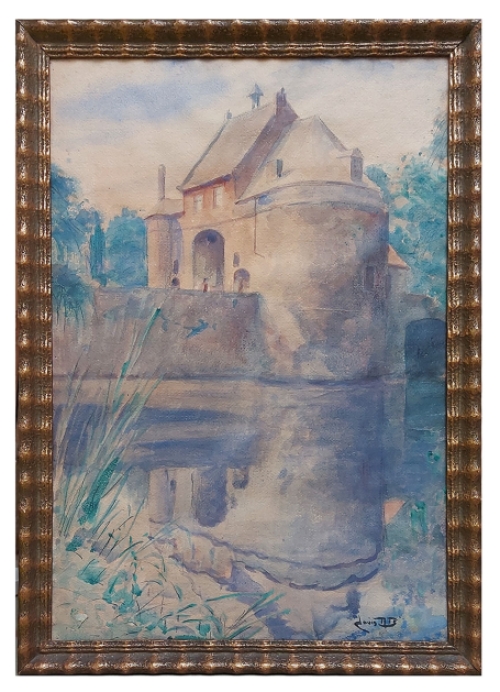 Aquarel van de Belgische schilder Louis Titz kopen