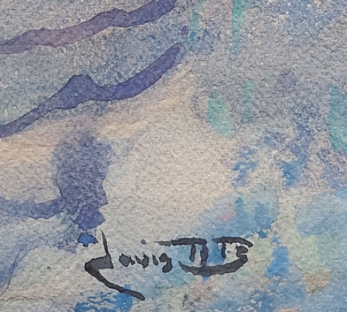 Originele aquarel van Louis Titz kopen