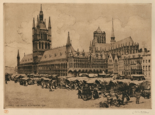 Kunstwerk van de Belgische graficus Louis Titz kopen