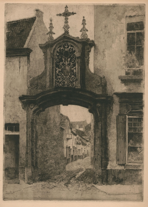 Kunstwerk van de Belgische graficus Louis Titz kopen