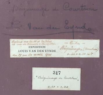 Béguinage Courtrai (- 1941)