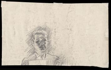 19 de eeuwse tekeningen kopen, slapende man