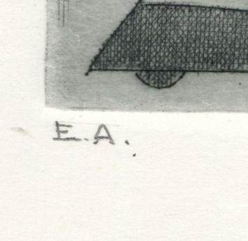 Gestileerde ets van Antwerpen E.A.
