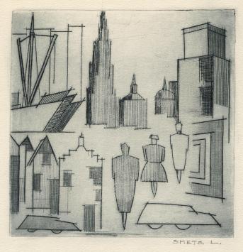Ets van Antwerpen van Léon Smets (Mechelse kunstenaar)