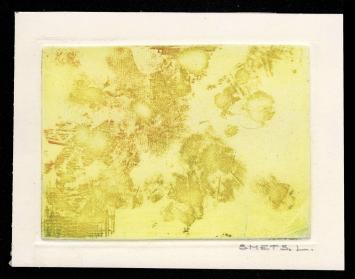 Monotype van de Mechelse kunstenaar Léon Smets