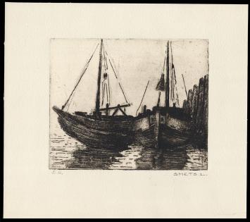 Gravure van de Belgische kunstenaar Léon Smets kopen