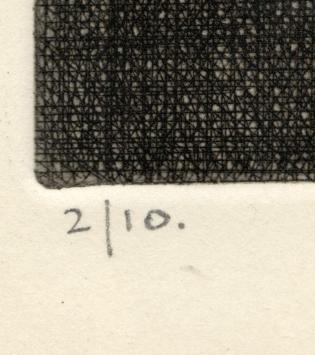 Gesigneerde ets van Léon Smets kopen