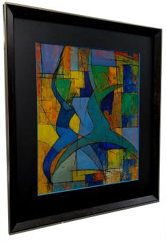 Abstracte gestileerde danseressen