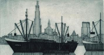 boten aan de Antwerpse kaai