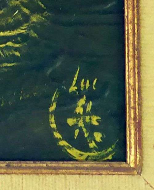 Landschapje met boerderijen