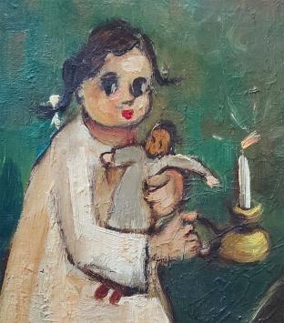 Schilderij van de Belgische kunstschilder Luc Heirbaut