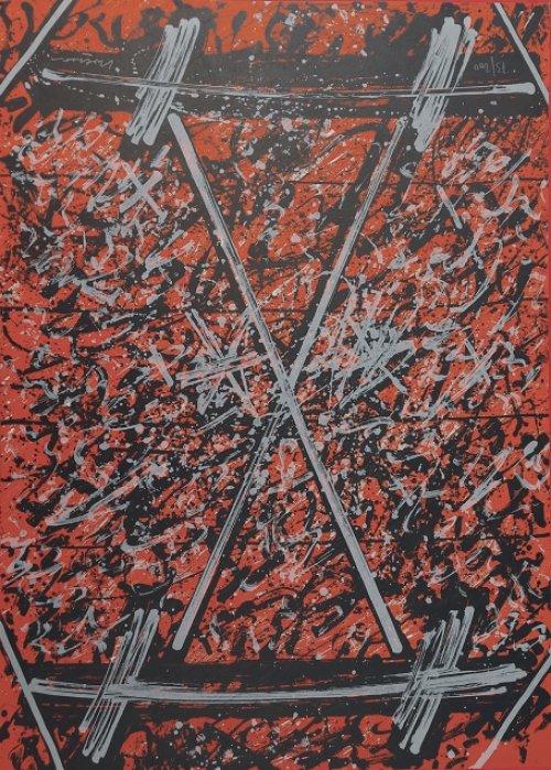 Kunstwerk van de Belgische graficus Luc Hoenraet 