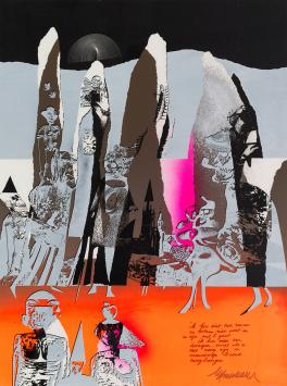 Genummerd kunstwerk op papier van Luc Verstraete kopen