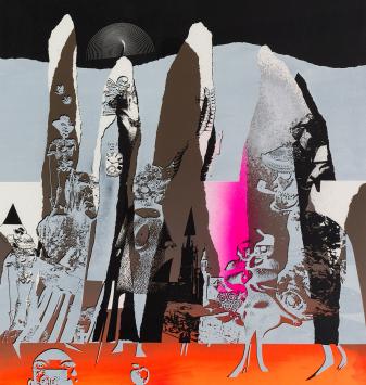 Kunstwerk van de Belgische kunstenaar Luc Verstraete