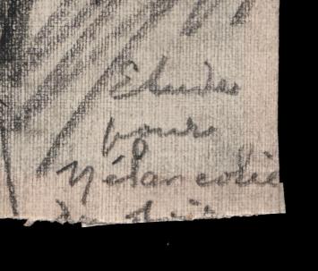 Oude  19de -eeuwse schets kopen