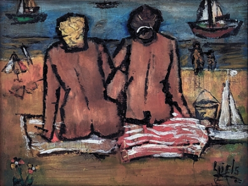 Strandgezicht van Ludo Giels  kopen