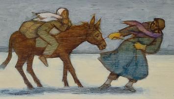 De vlucht naar Egypte van L. Laagland