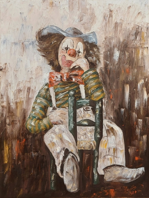 Olieverfschilderij van de Belgische kunstschilder J.F. Lupin