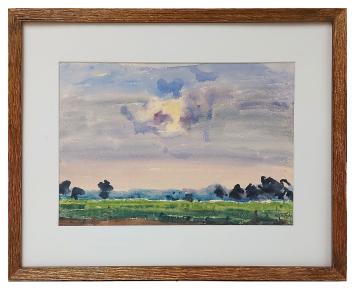Aquarel van de Belgische kunstschilder Antoon Luyckx