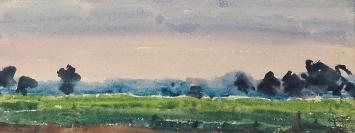 Aquarel van Antoon Luyckx kopen uit 1966