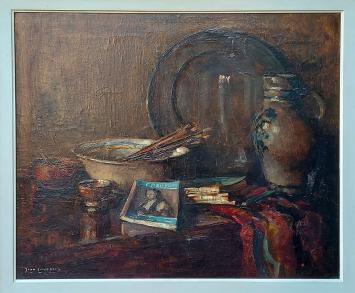 Stilleven geschilderd door Jean Luypaert