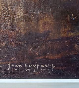 Stilleven met verfborstels