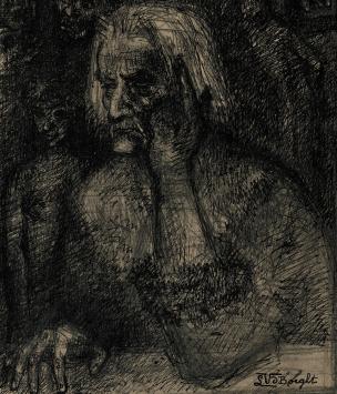 peinture du peintre belge Lucien van der Borcht