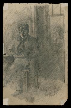 Tekening, Torso naakte dame