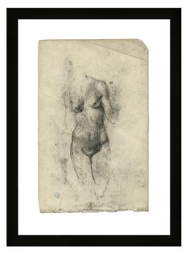Tekening, Torso naakte dame