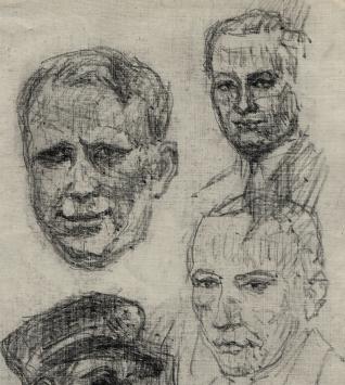 Schetsen van Lucien van der Borcht kopen