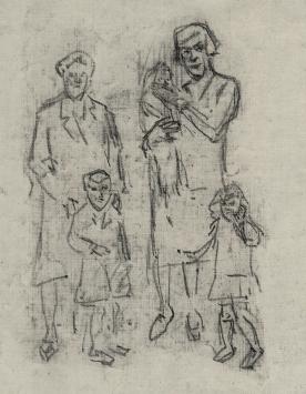 Portretten, zeelui en de reder (+/- 1900)