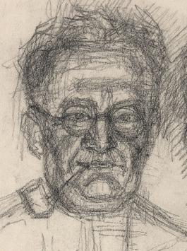 Schetsen van Lucien van der Borcht met verzamelstempel