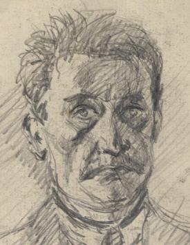 Schetsen van Lucien van der Borcht met verzamelstempel