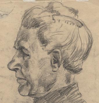 Schets, Dame (+/- 1895)