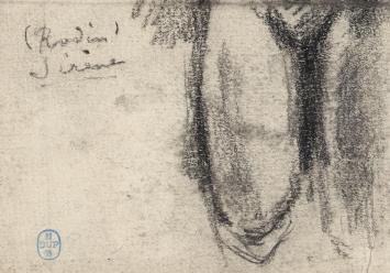 Tekening, Rodin Sirène (+/- 1895)