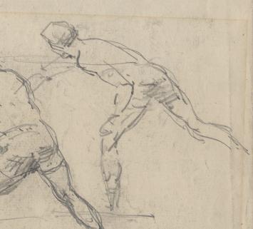 Schetsen van Lucien van der Borcht met verzamelstempel