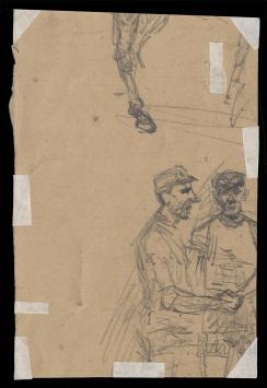 Oude  19de -eeuwse schets kopen