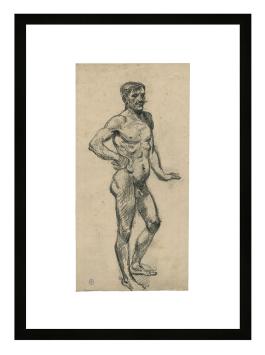 tekening van de Belgische kunstenaar Lucien van der Borcht