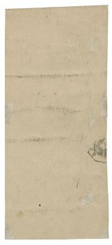 19de eeuwse tekening van een naakte man