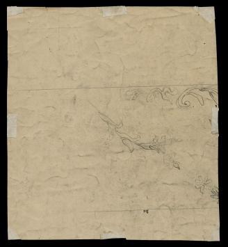 Staand naakte man die zich overgeeft (+/- 1895)