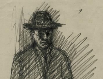 Schets van Lucien van der Borcht kopen