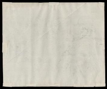 Schets van Lucien van der Borcht met verzamelstempel