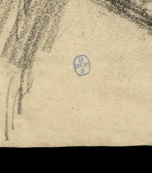 Zittende man met snor (voor en achter) +/- 1895